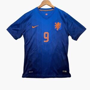 NETHERLANDS 2014 2015 AWAY SHIRT JERSEY NIKE 577963-471 sz M MEN #9 V. PERSIE